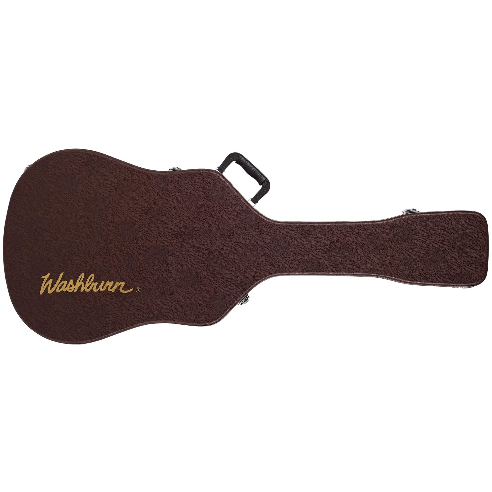 Washburn GCFDLX Deluxe Hardshell Case for Acoustic Folk Guitar